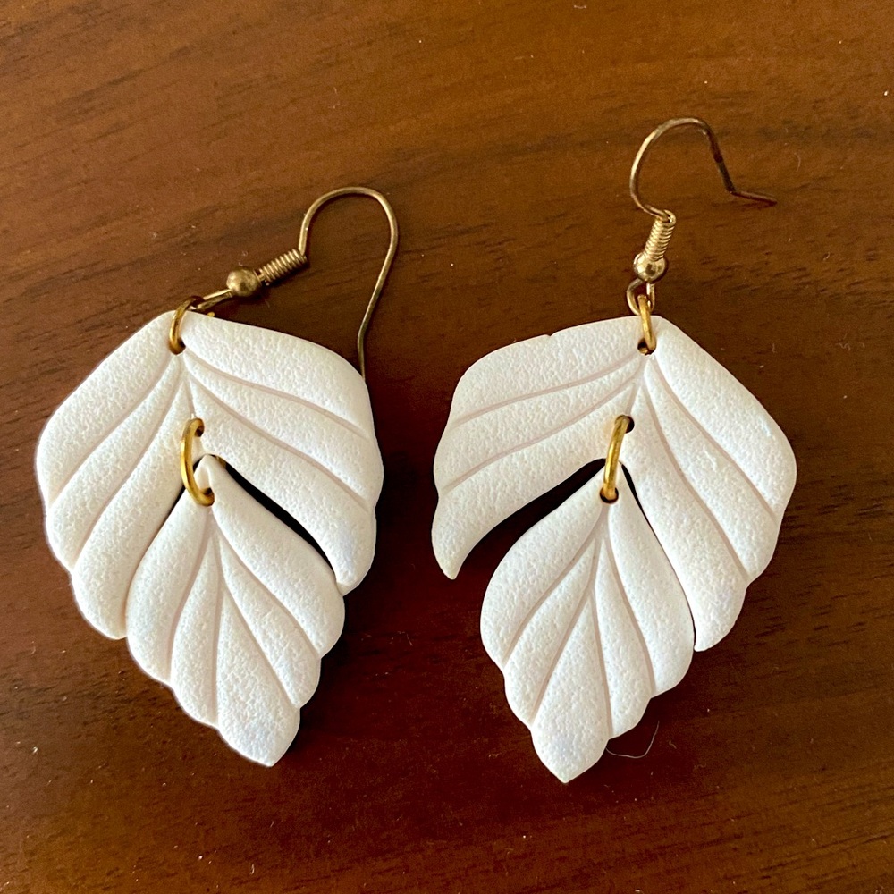 Leaf Earrings Handmade